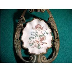 Italian Clothes Hanger in bronze with putti #2223698