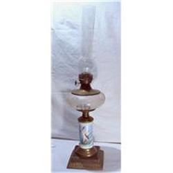 Opaline Kerosene Lamp Empire #2223700