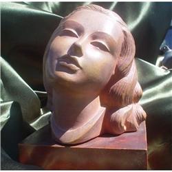 Terracotta Bust Ilegible signed, probably #2223717