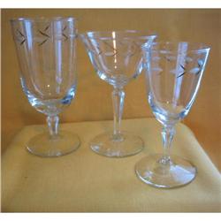 Libbey Rock Sharpe Crystal Glass Set of 24 #2223834