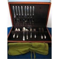 Oneida Community Queen Bess Silverware Set-8 #2223838