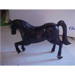 Bank, cast iron, Prancing horse; early #2223941