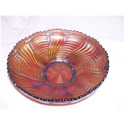 Fenton  Ribbon Tie Comet Ice Cream Amethyst #2224060