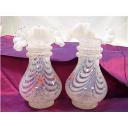 Fenton Opalescent Signed 6" Vase #2224079