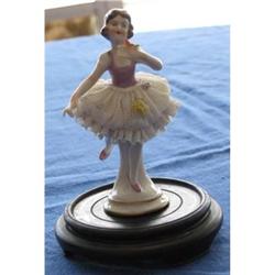 Antique DRESDEN Lace GERMAN Figurine #2240366