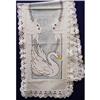 Image 1 : ARTS & CRAFTS  LINEN RUNNER - SWANS #2240409