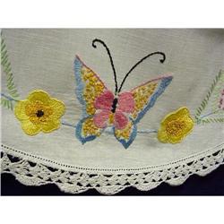 LINEN RUNNER - SILK EMBROIDERY #2240412