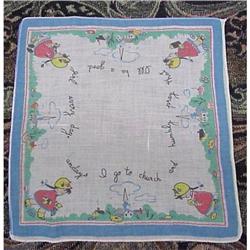 OLD CHILD'S HANKY HANKIE- GOOD GIRL #2240415