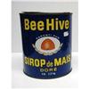Image 1 : BEE HIVE GOLDEN CORN SYRUP ROUND TIN #2240498