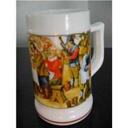 French Beer Mug w peasant print!  #2240526