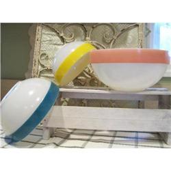 Fire King Colonial "Stripes" Mixing  Bowl Set #2240556