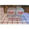 Image 1 : Pyrex Pink Gooseberry Refrigerator Set #2240560