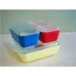 Pyrex Primary Colors Refrigerator Set #2240563