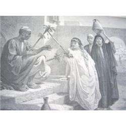 1888 Lithograph "The Song of the Nubian Slave" #2240591