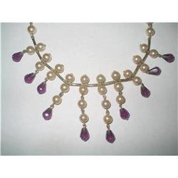 Art Deco Briolette Bib Necklace #2240708