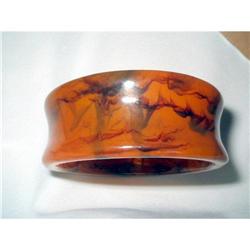 Bangle Root Beer Lucite Marbled #2240747