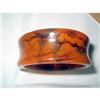 Image 1 : Bangle Root Beer Lucite Marbled #2240747