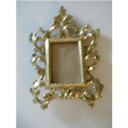 Brass Victorian Tabletop Picture Frame #2240813
