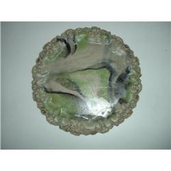 Incolay Stone Tray with Carved Grape Border #2240828
