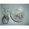 Image 1 : Lovely Rose Bud Vase and Compote Set #2240830