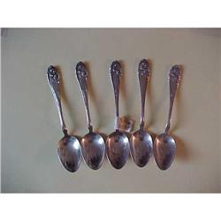 Set 5 Onieda Community Silver Demitase Spoons #2240839
