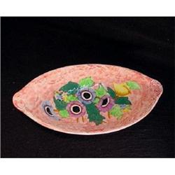 Maling Thumbprint Dish, Anemone. #2240866
