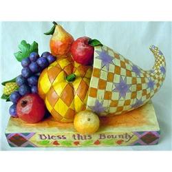 JIM SHORE HORN OF PLENTY STATUE * ENESCO  #2240978