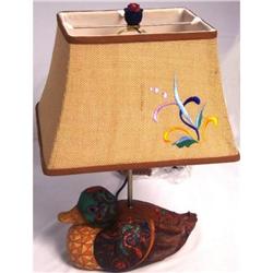 JIM SHORE DUCK DECOY LAMP * ENESCO HEARTWOOD #2240980