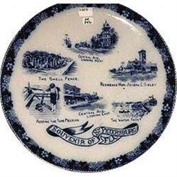 SOUVENIR PLATE FLORIDA ~ 1910 ST. PETERSBURG #2241025