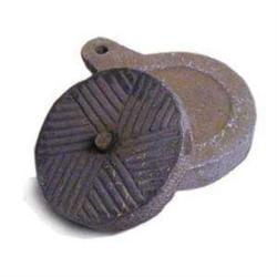 Antique GARDEN MILL STONE / Garden Grain Rustic#2241034