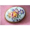 Image 1 : Large Handpainted Limoges Brooch - Multicolored#2241049