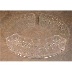 Val St Lambert FLOWER Arranger CENTERPIECE Set #2241071