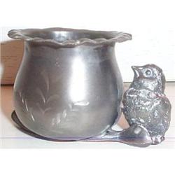 Quadrupleplate Silver Bird Toothpick Holder #2241091