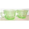 Image 1 : Two Green Number 520 Byzantine Cups #2241092