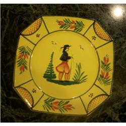 Quimper  "Soleil"  10" Plate #2241150