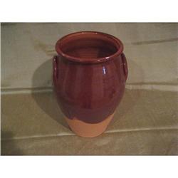 brown glazed earthenware pot #2241196