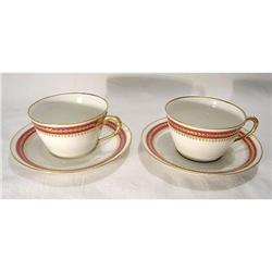 2 Cups and Plates Limoges France #2241244