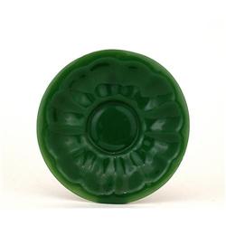 Old Chinese Export Green Jadeite Peking Glass #2241361