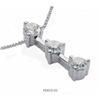 Image 1 : 1.50 carats DIAMOND pendant, 3 Stone JOURNEY #2241427