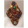 Image 1 : Antique Czech LARGE setting Rhinestone RING #2241449