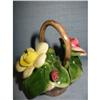 Image 1 : Nuova Capodimonte Porcelain Flower Basket!  #2241484