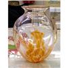 Image 1 : DATED 1977 HAND BLOWN ART GLASS VASE #2241557