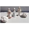 Image 1 : Porcelain Figurines with White Rose #2241682