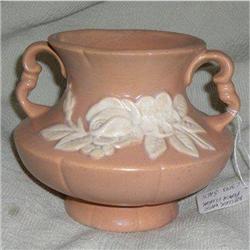 Peach Colored Floral Weller Vase #2241738