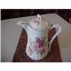 Image 1 : Chocolate Pot, German, signed, floral pattern #2241823