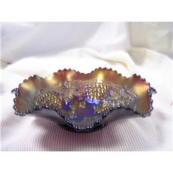 Northwood Grape and Cable 9" Bowl 8 Ruffles  #2242098