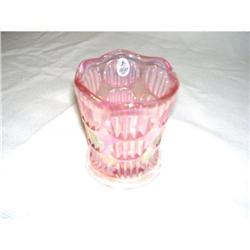 FENTON PINK SIGNED VASE #2242167