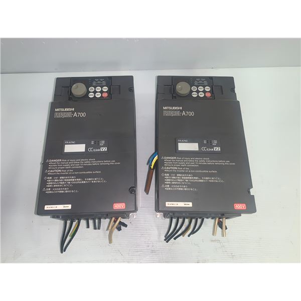 (2) Mitsubishi # FR-A740-2.2K Inverters
