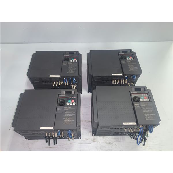 (4) Mitsubishi # FR-E740-7.5K Inverters