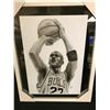 Image 1 : 1/1MICHEAL JORDAN ORIGINAL ART SIGNED BY ARTIS TIN GLASS